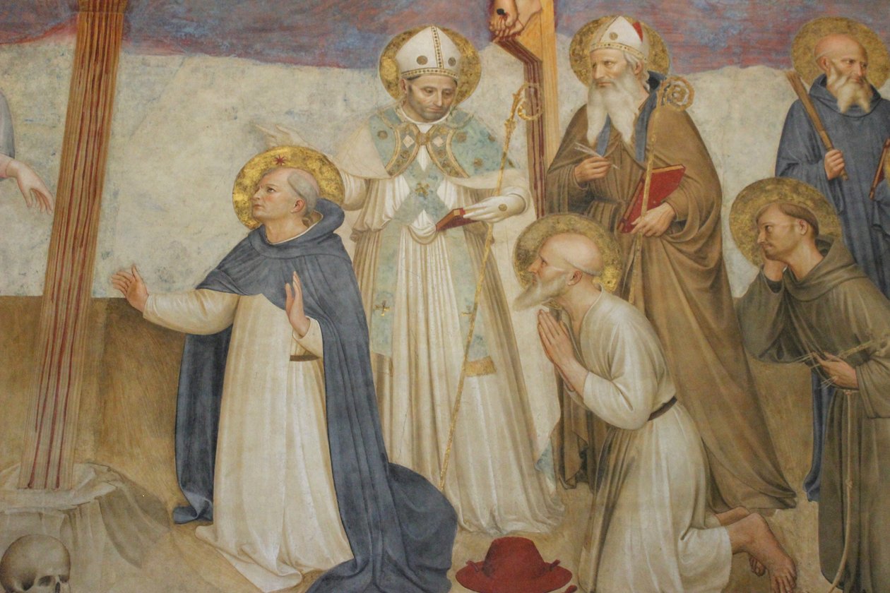 Kruisiging met heiligen door Fra Angelico