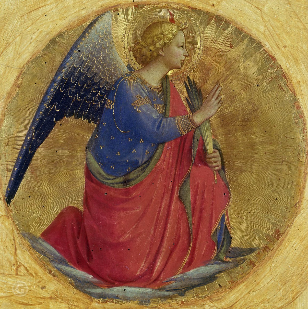 Italiaans: Annunciazione Perugia Altaarstuk door Fra Angelico