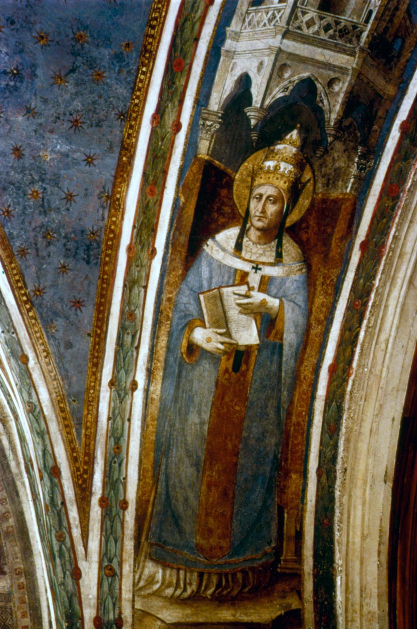 St. Gregorius, midden 15e eeuw door Fra Angelico