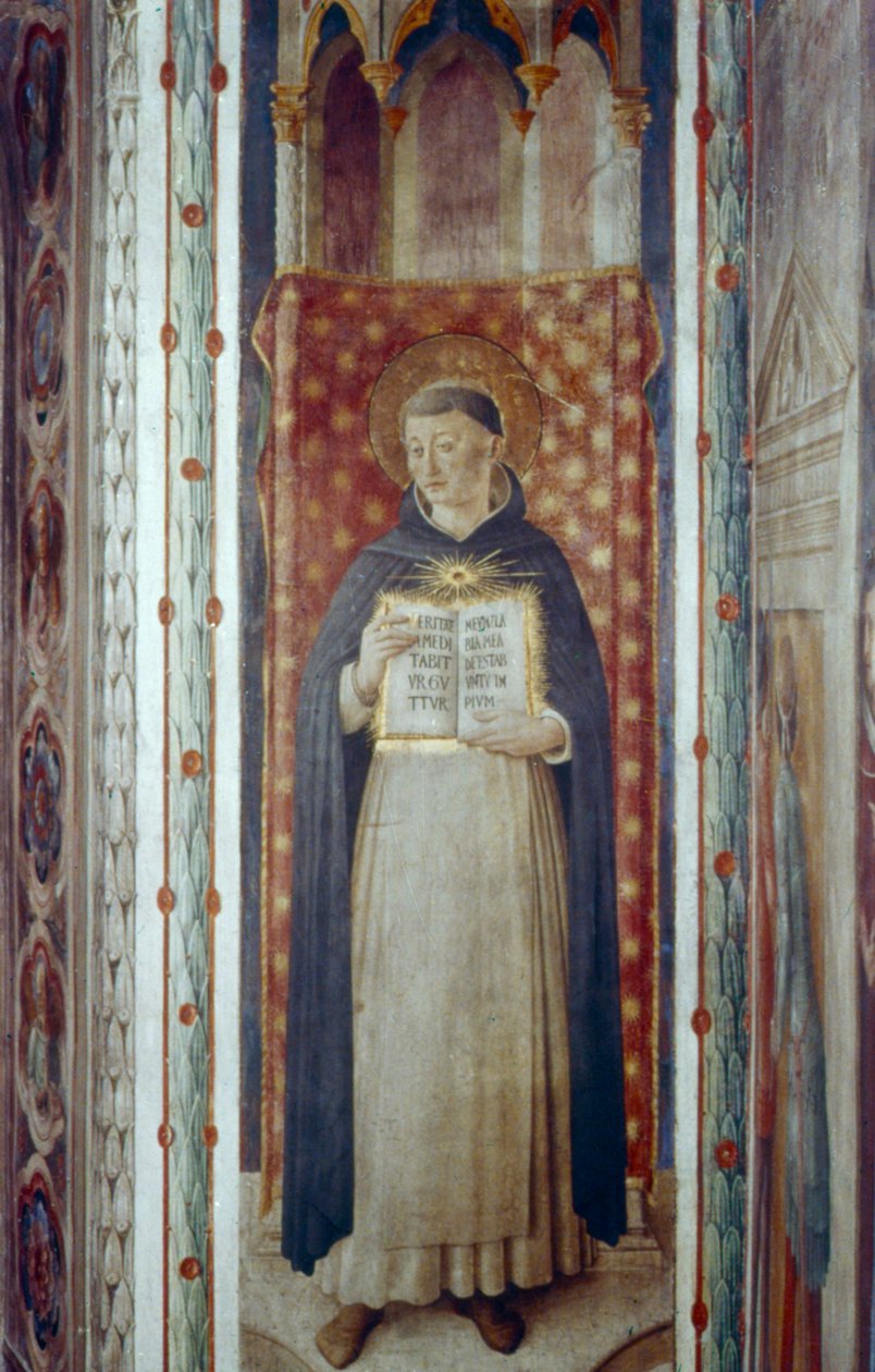 Sint Thomas van Aquino, midden 15e eeuw door Fra Angelico
