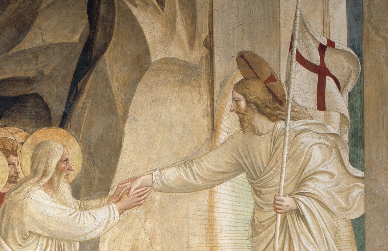 De afdaling in de limbo, 1442 door Fra Angelico