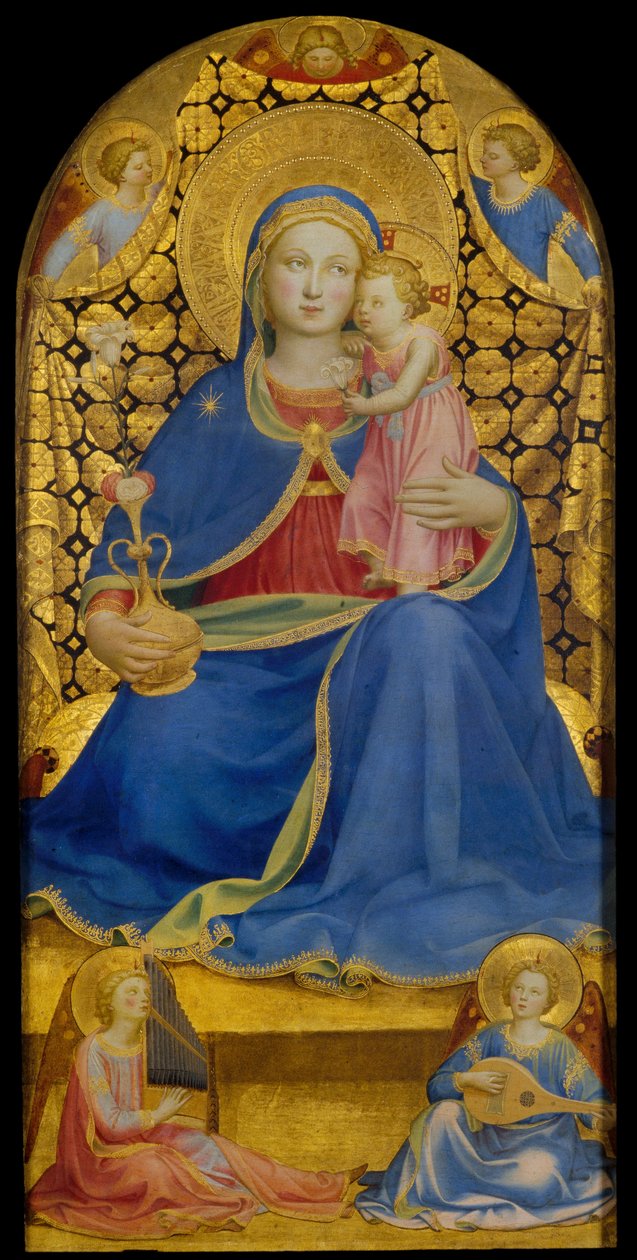 Maagd van nederigheid door Fra Angelico