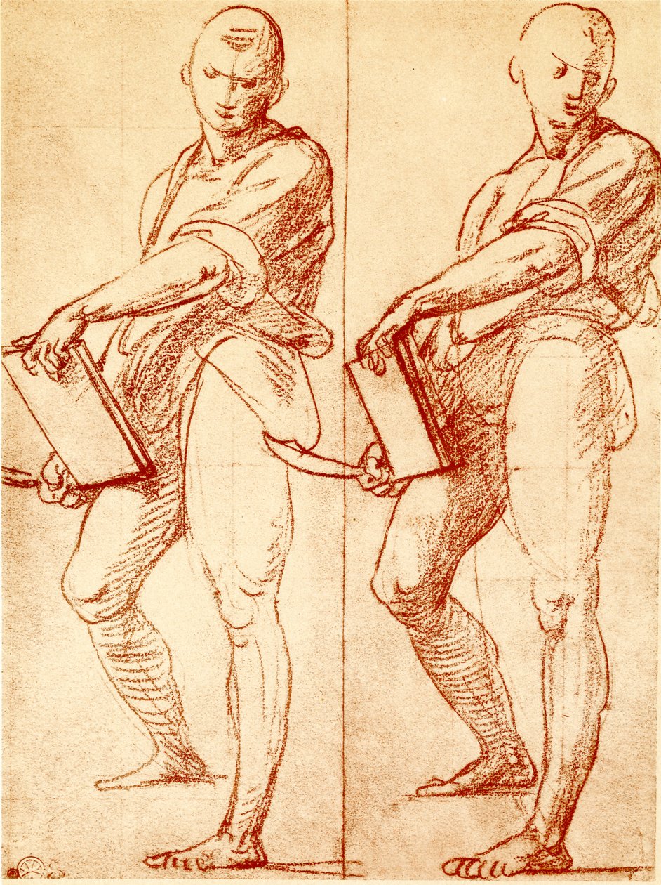 Studies over St. Bartholomeus door Fra Bartolomeo