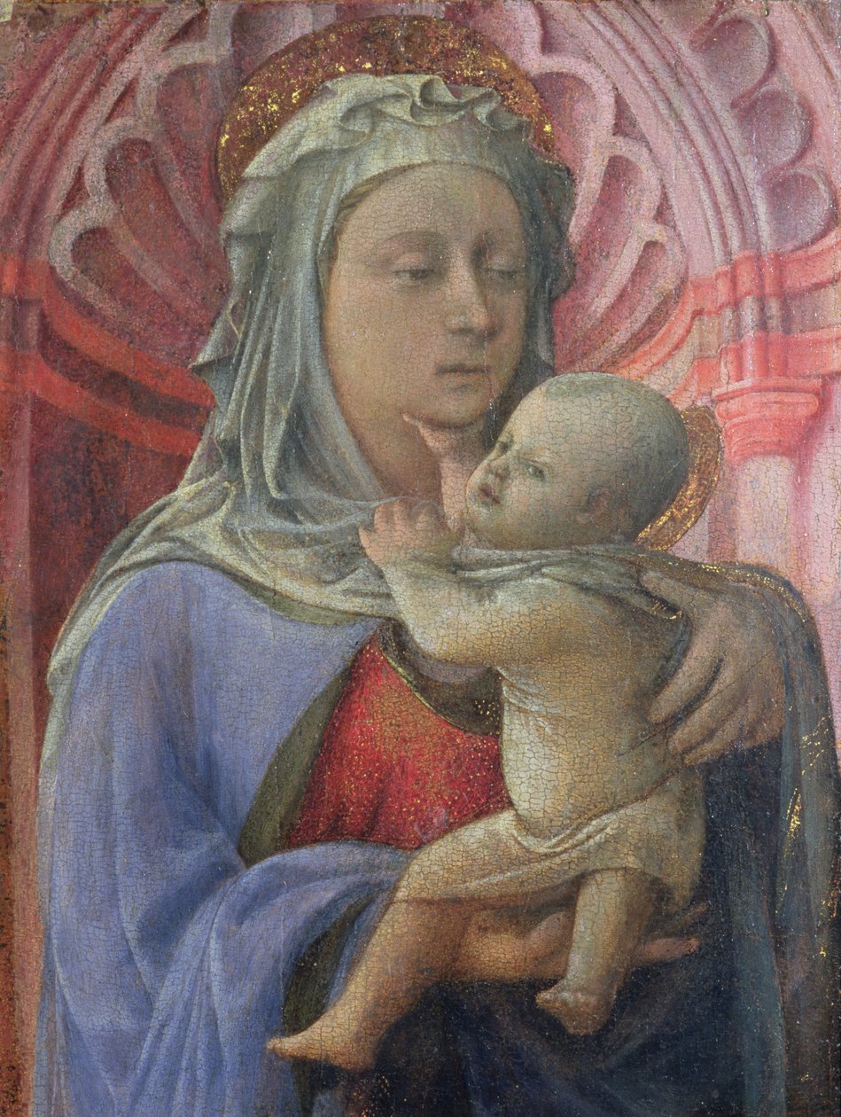 Madonna en kind, ca. 1430 door Fra Filippo Lippi