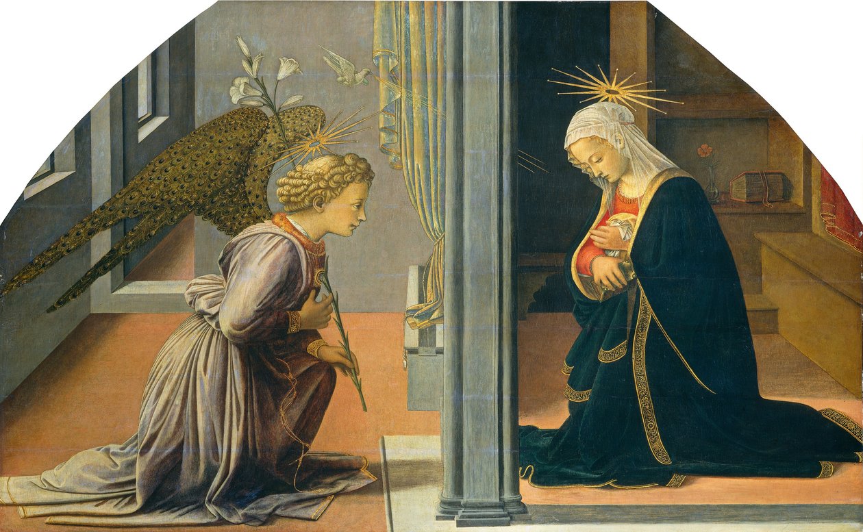 De Aankondiging door Fra Filippo Lippi