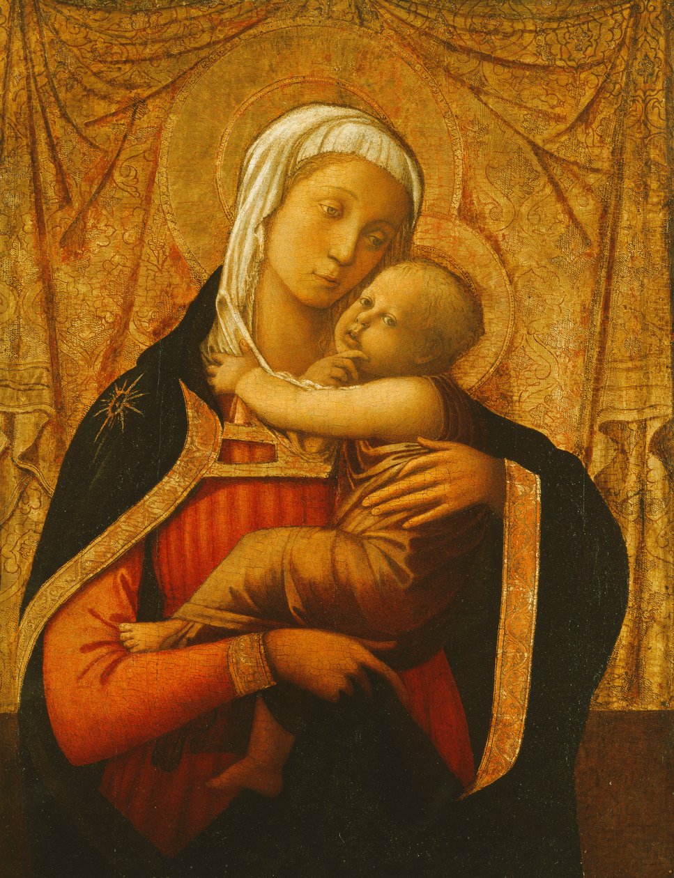 De Madonna en het kind door Fra Filippo Lippi