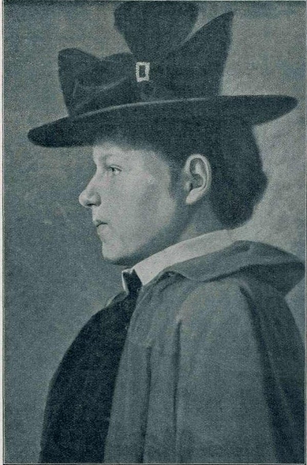 Dame met hoed door Franc Horvat