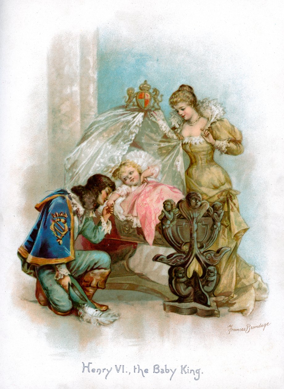 Hendrik VI, de baby koning, 1897 door Frances Brundage