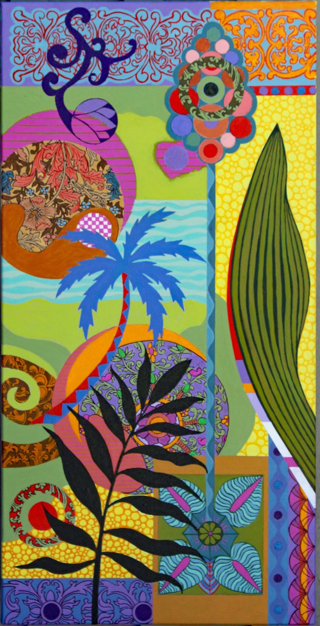 Blauwe Palm door Frances Ferdinands
