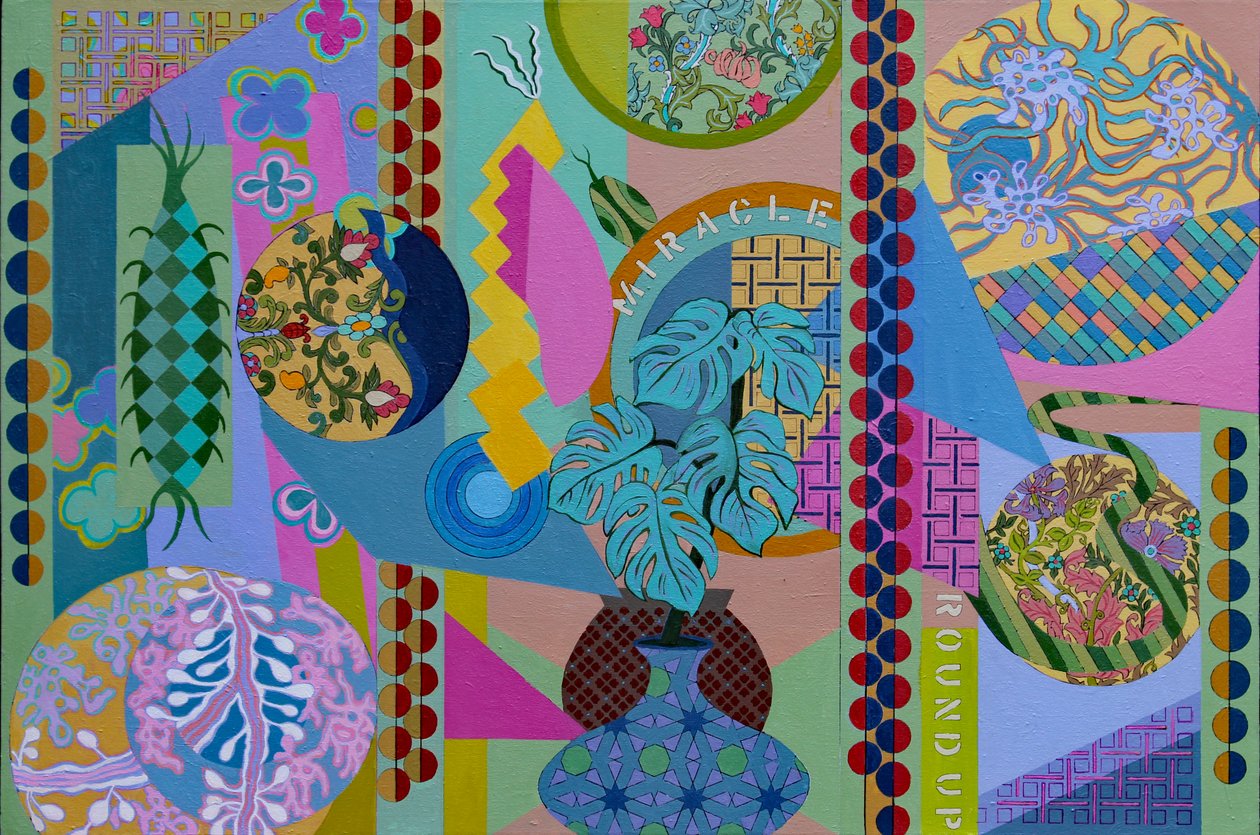 Wilde tuin, 2023 door Frances Ferdinands