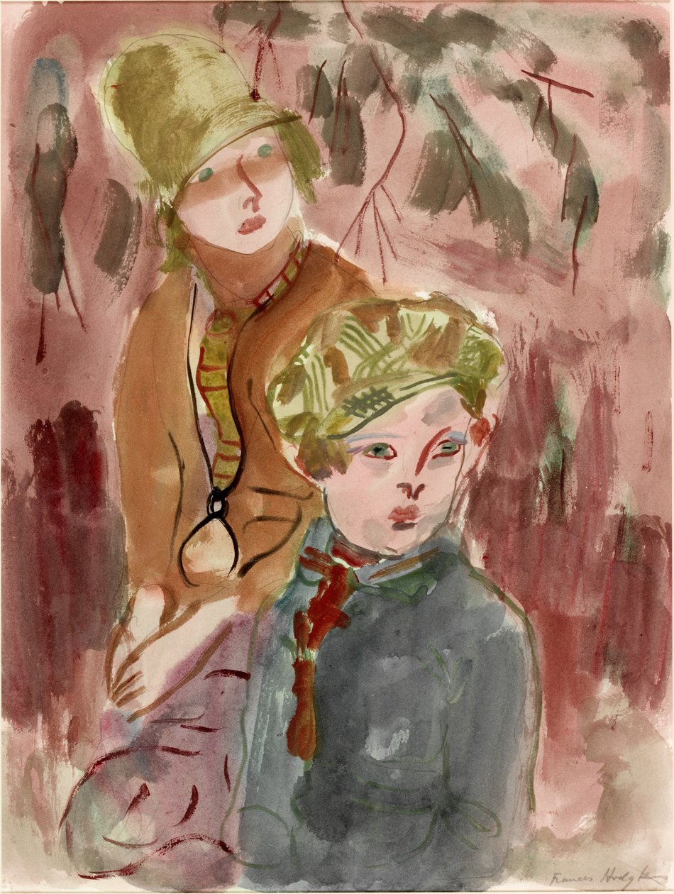 Jongen en meisje door Frances Hodgkins