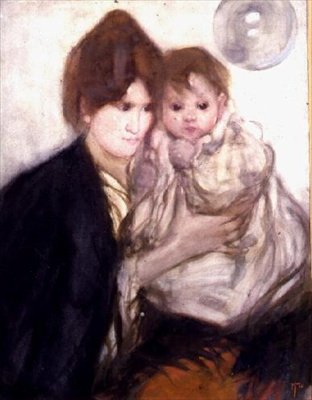 De Rode Bal door Frances Hodgkins