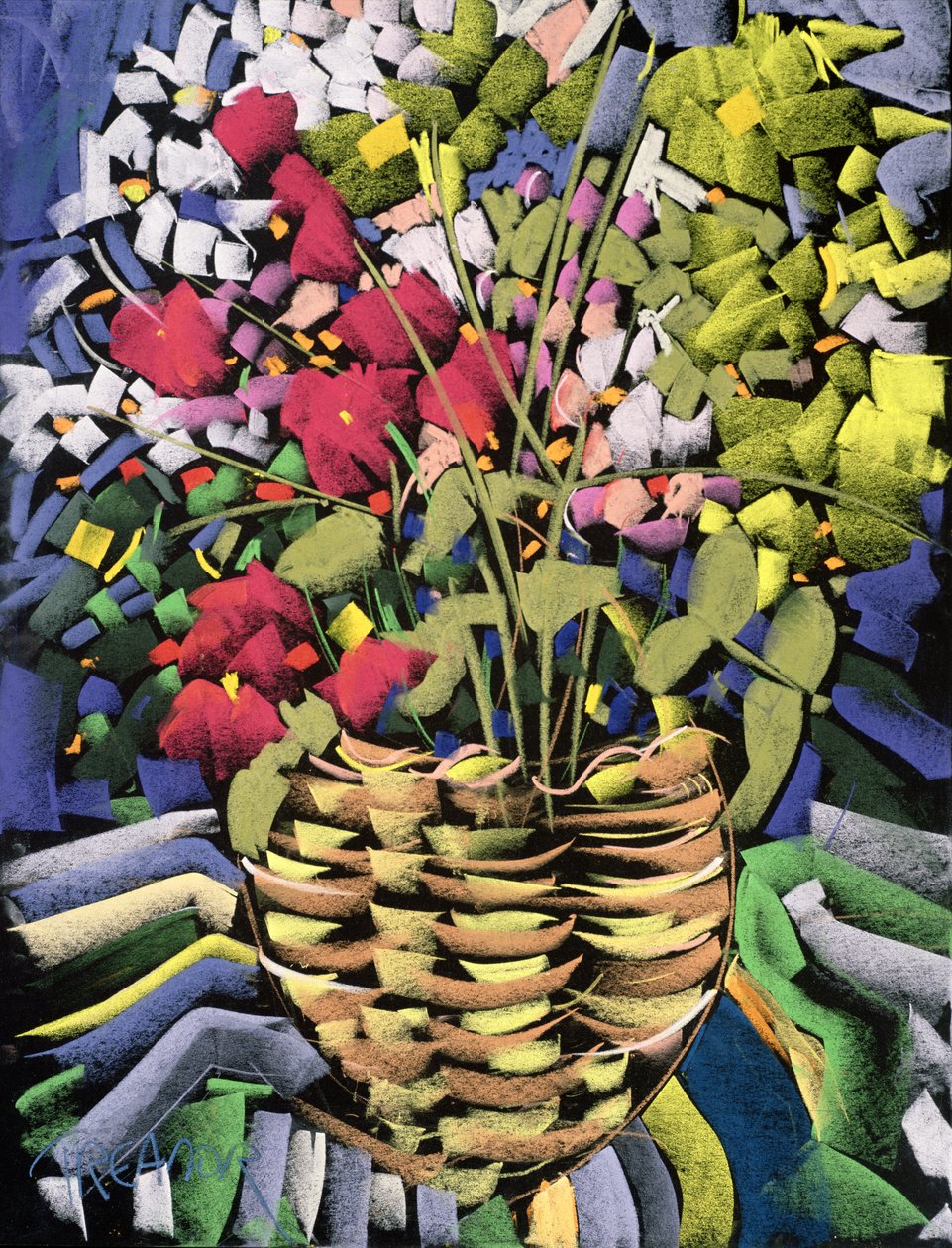 Deco Bloemen door Frances Treanor