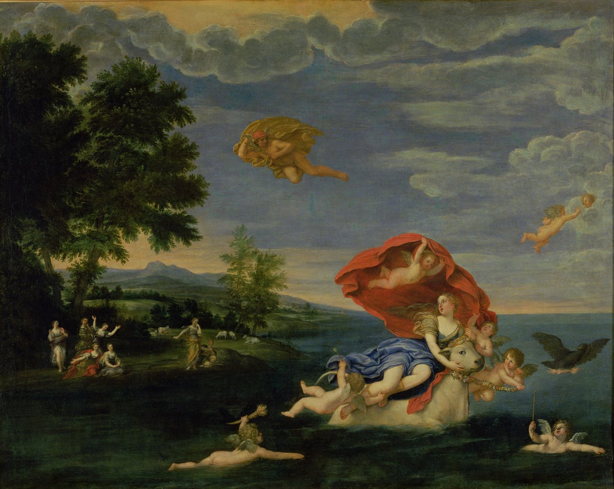 De verkrachting van Europa door Francesco Albani