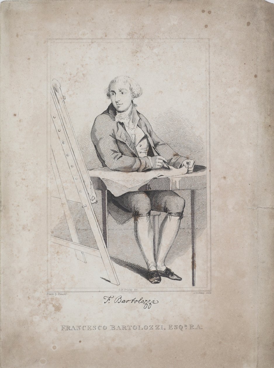 Francesco Bartolozzi, gegraveerd door George M. Brighty (b.1788) en John Romney (1786-1863), c.1810 door Francesco Bartolozzi