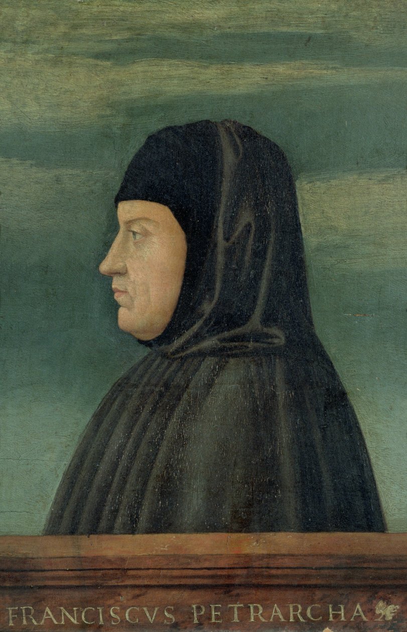 Portret van Petrarca (Francesco Petrarca) (1304-74) door Francesco Bonsignori