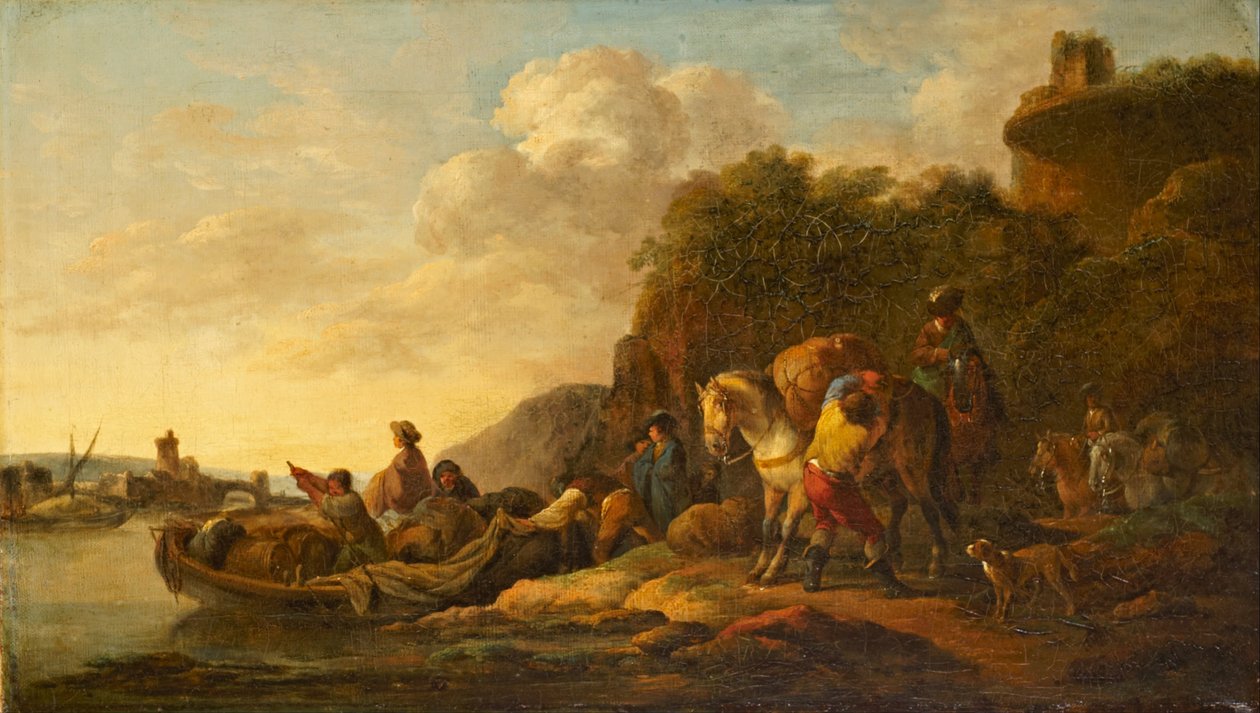 Veerboot door Francesco Giuseppe Casanova
