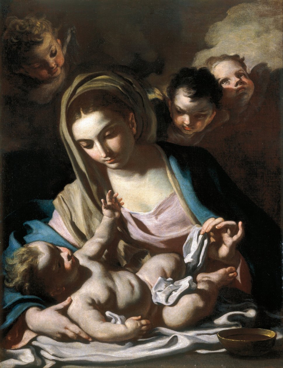 Madonna en Kind door Francesco Solimena