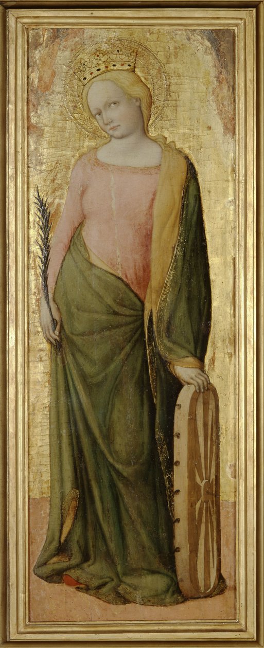 Sint-Catharina van Alexandrië, ca. 1443-1468 door Francesco de