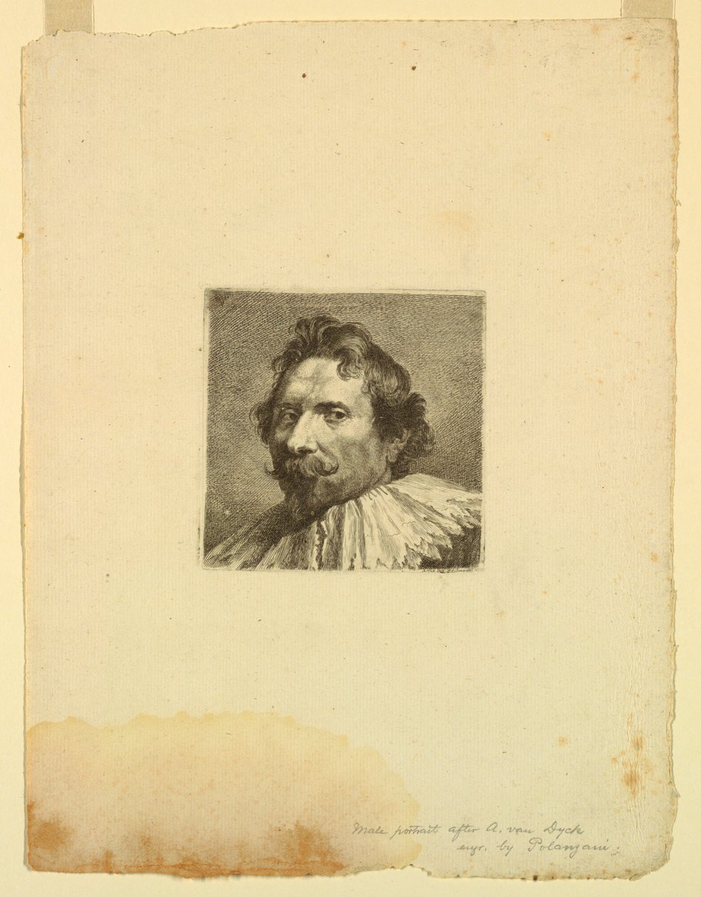 Mannelijk portret door Francesco (Felice) Polanzani