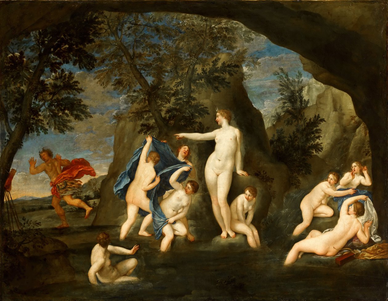 Diana en Actaeon, ca. 1640 door Francesco Albani