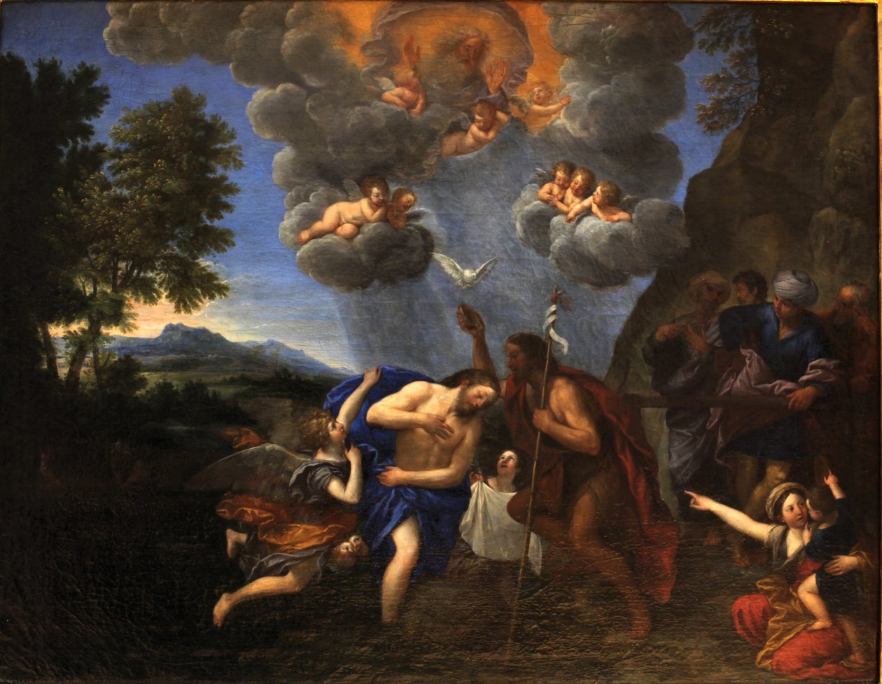 De Doop van Christus door Francesco Albani