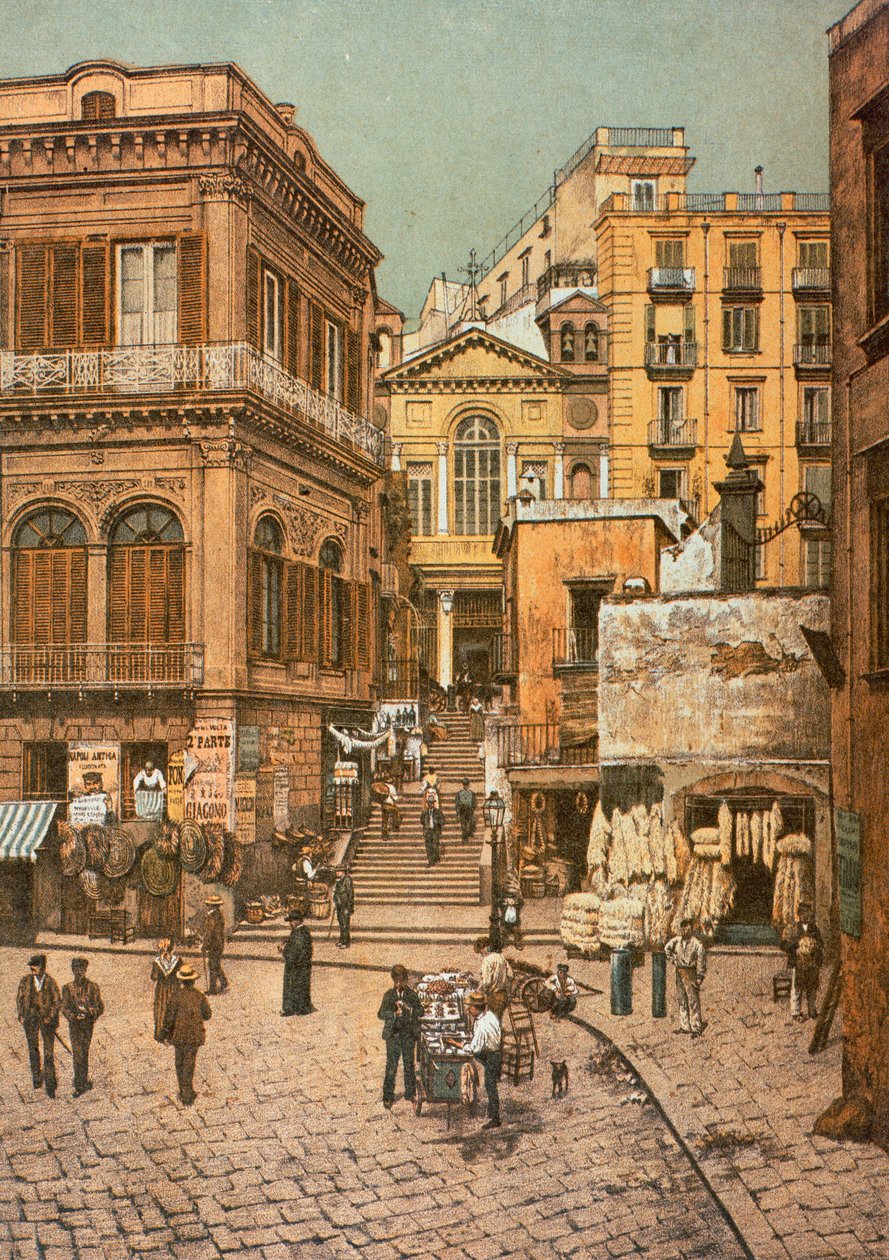 Gradelle van San Giuseppe, in Napels door Francesco Aversano