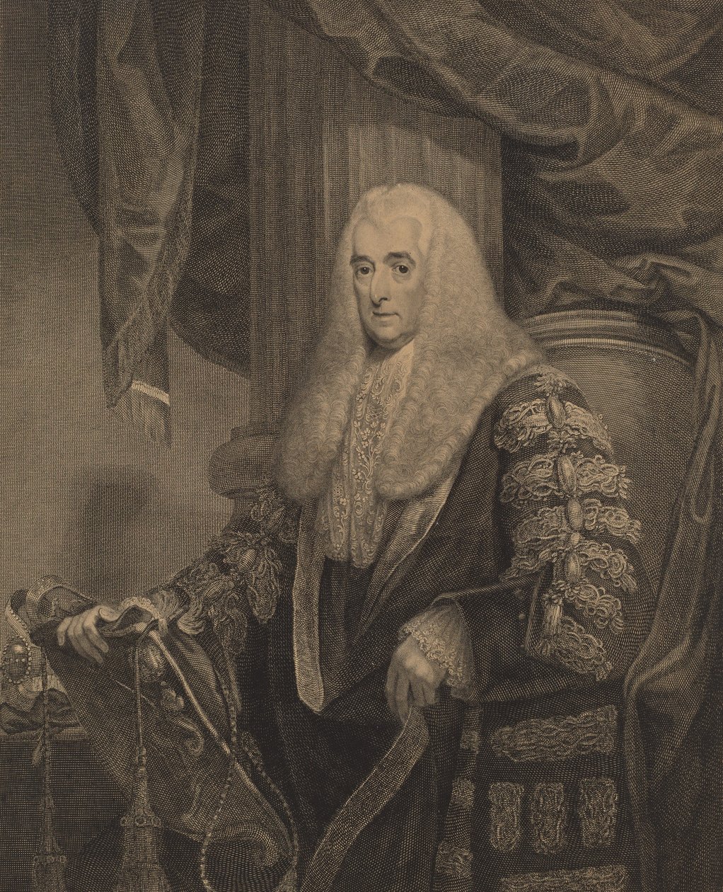 Alexander, Lord Loughborough, 1800 door Francesco Bartolozzi