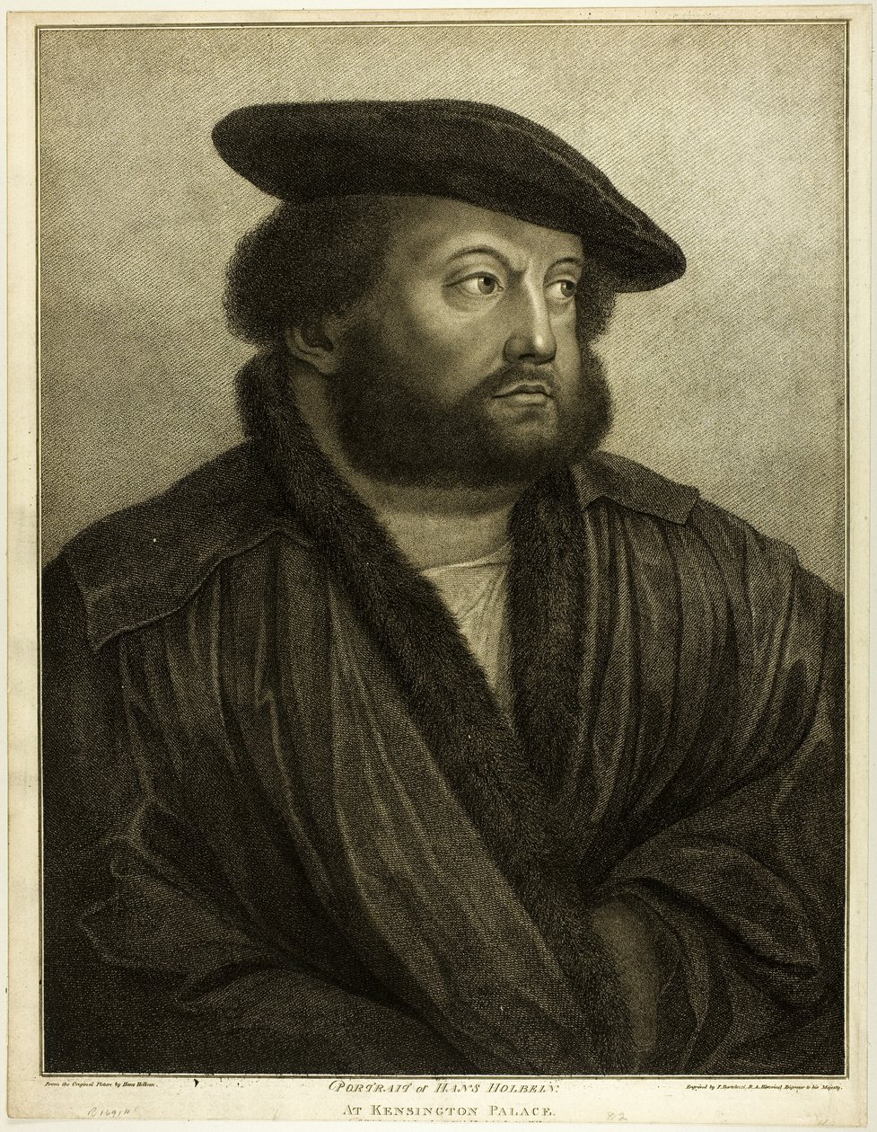 Hans Holbein door Francesco Bartolozzi