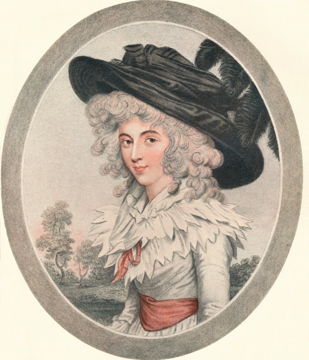 Lady Duncannon door Francesco Bartolozzi