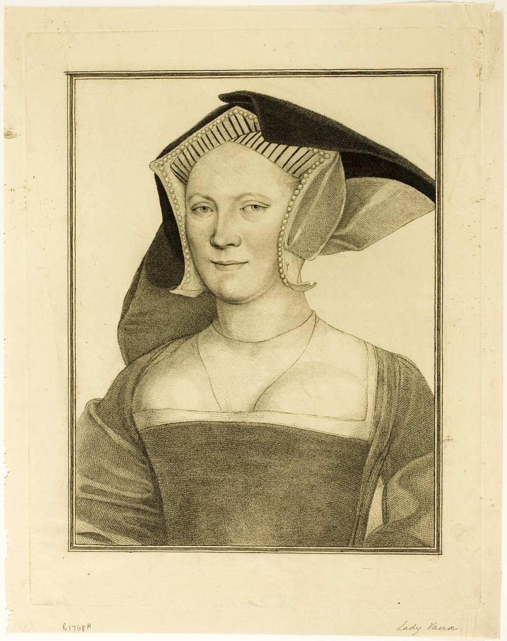 Dame Vaux door Francesco Bartolozzi