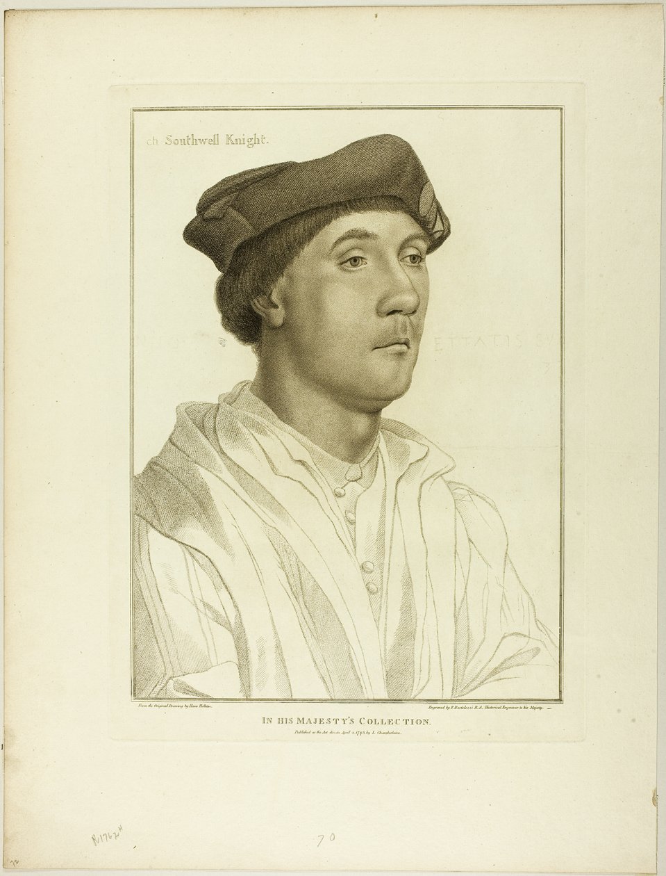 Sir Richard Southwell door Francesco Bartolozzi