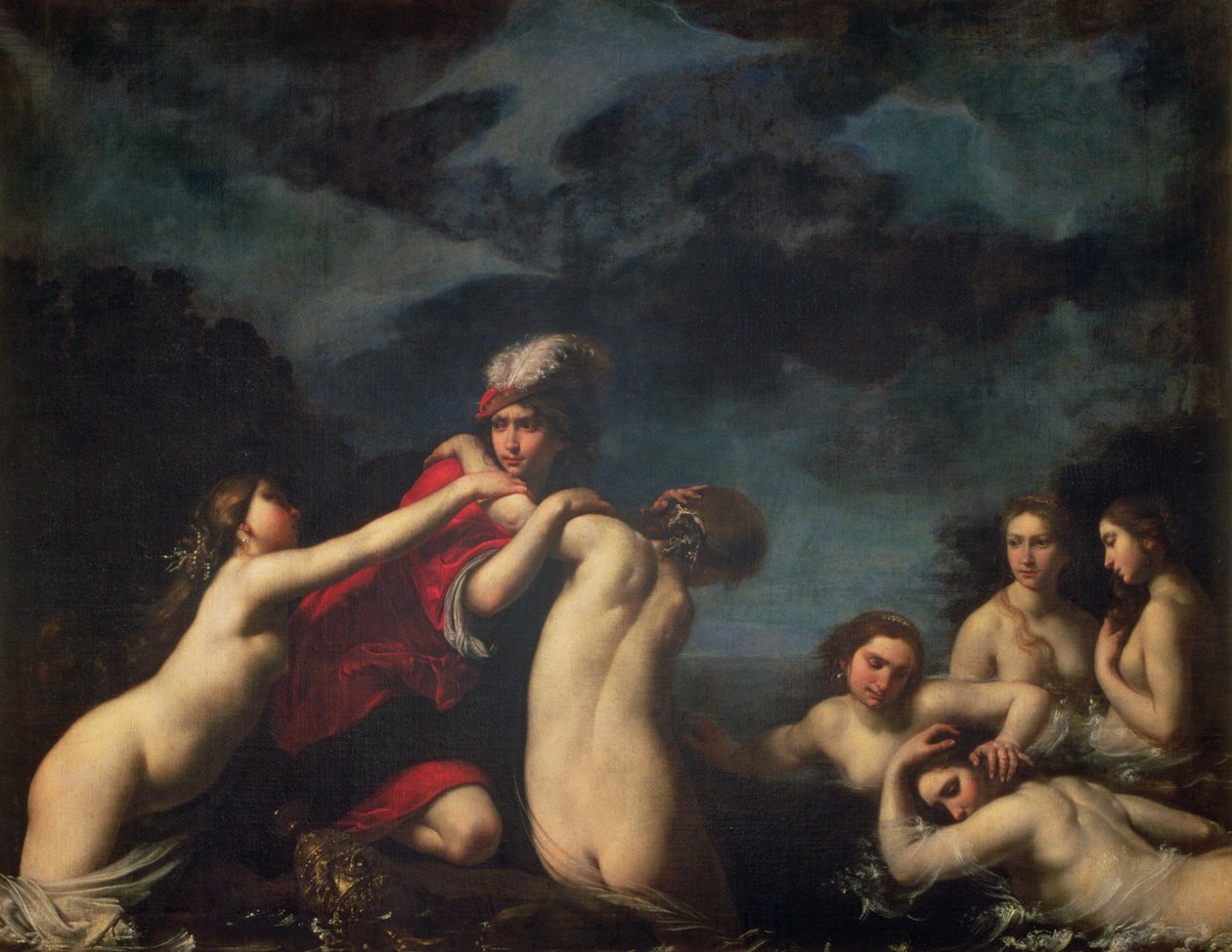 Hylas en de Naiaden door Francesco Furini