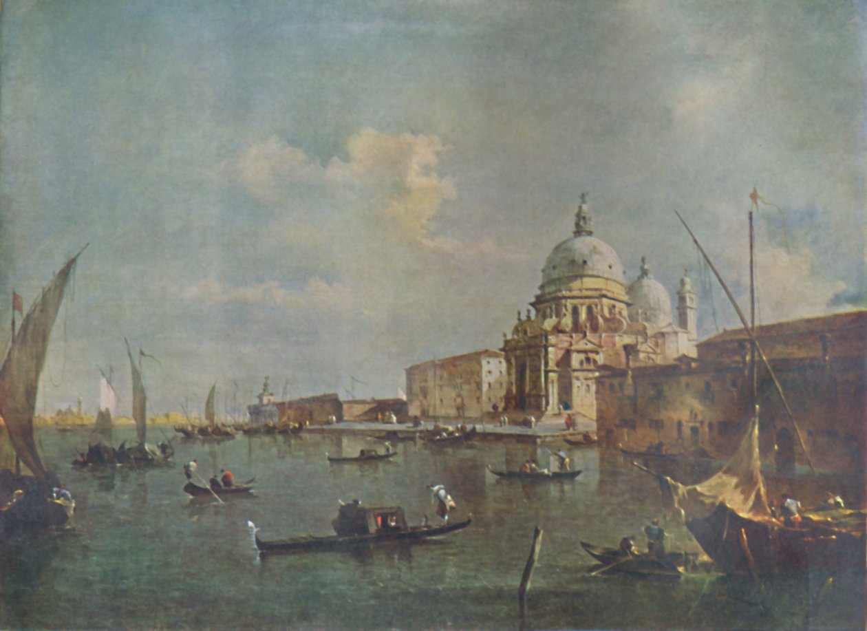 Santa Maria della Salute door Francesco Guardi