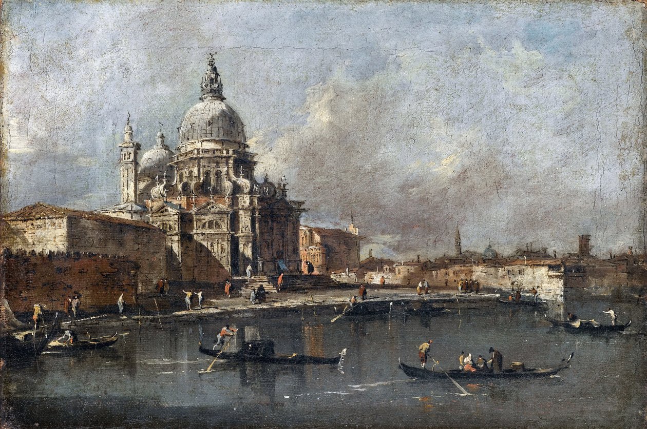 Santa Maria della Salute in Venetië door Francesco Guardi