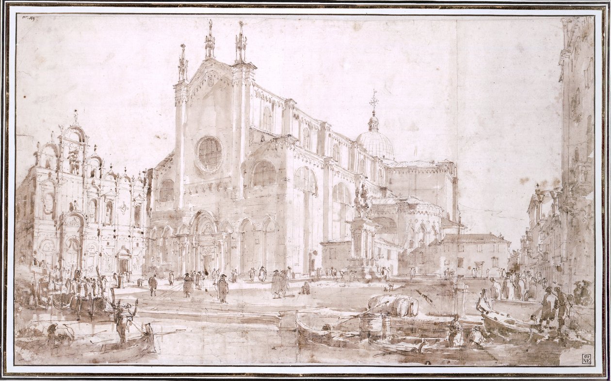 Heiligen Johannes en Paulus door Francesco Guardi