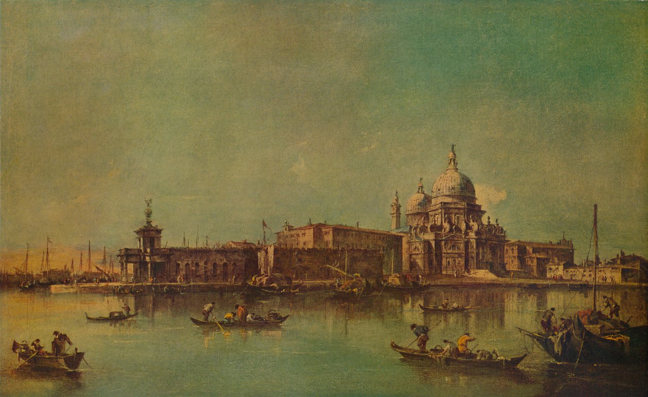 De Dogana en Salute, Venetië, c1775, 1938 door Francesco Guardi