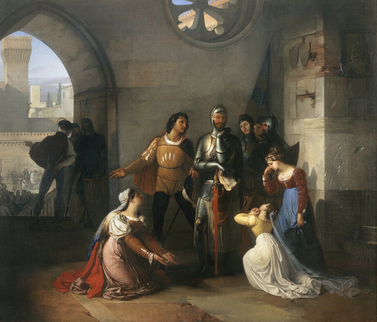 Pietro Rossi door Francesco Hayez