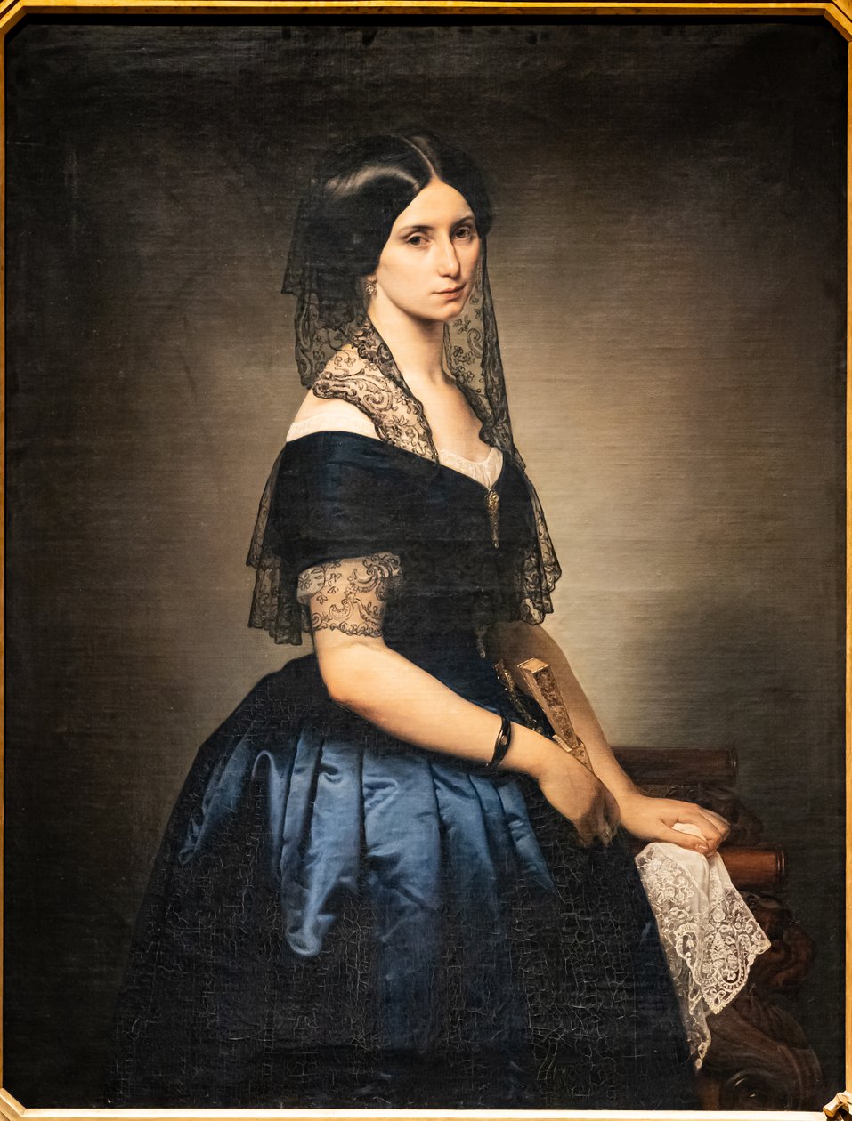 Portret van Antonietta Tarsis Basilico door Francesco Hayez