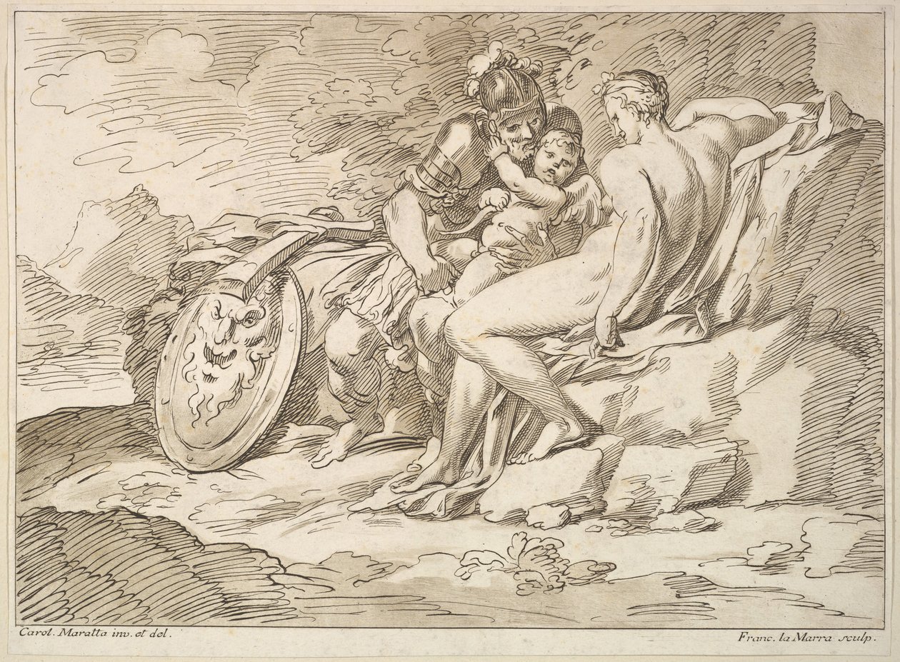 Venus, Mars en Cupido door Francesco Lamarra
