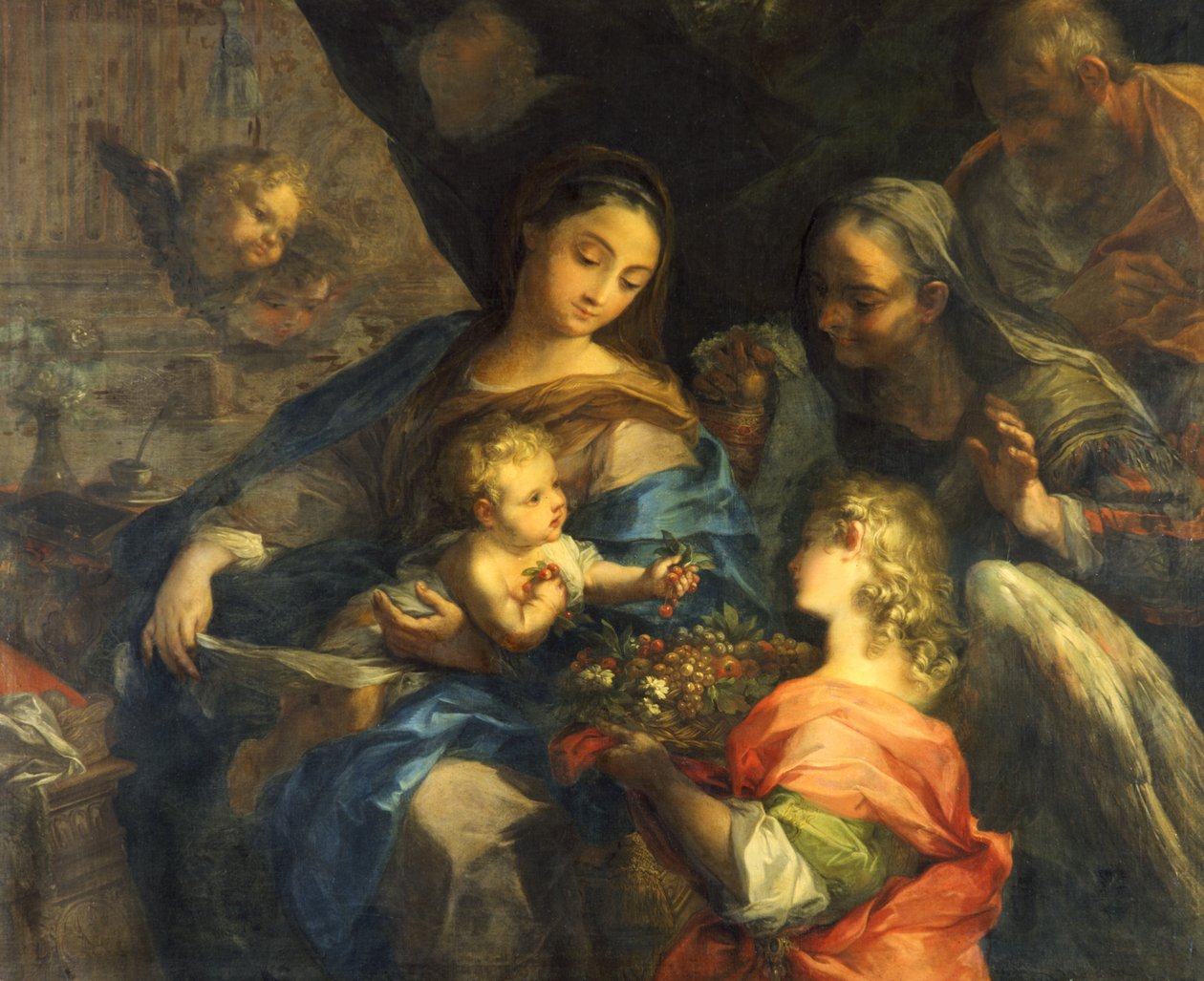 Heilige Familie door Francesco Mancini
