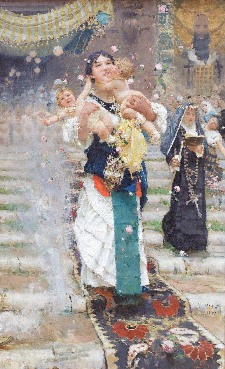 Mama door Francesco Paolo Michetti