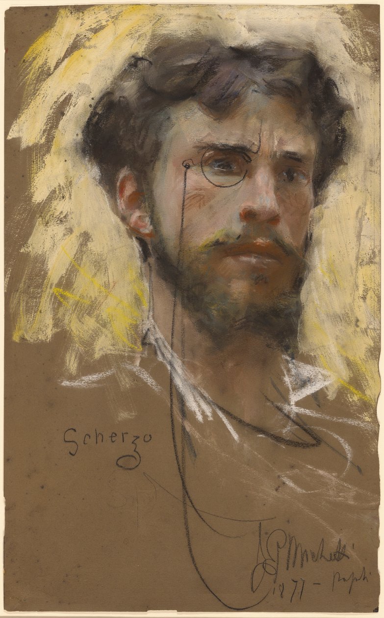 Zelfportret door Francesco Paolo Michetti