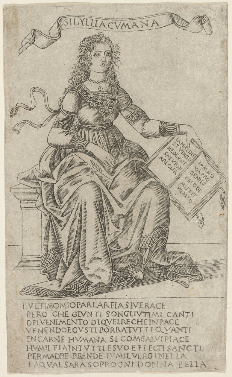De Cumeense Sibylle door Francesco Rosselli