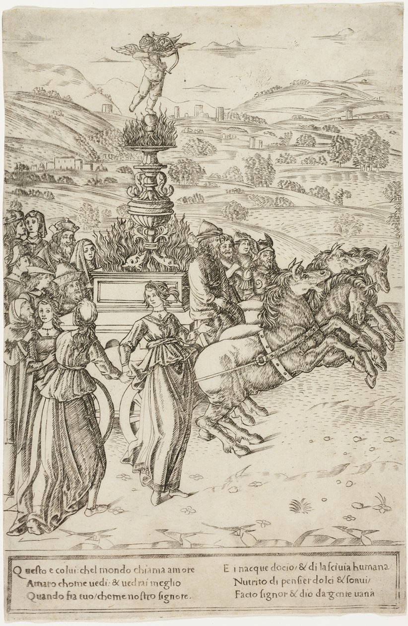 De Triomf van de Liefde door Francesco Rosselli