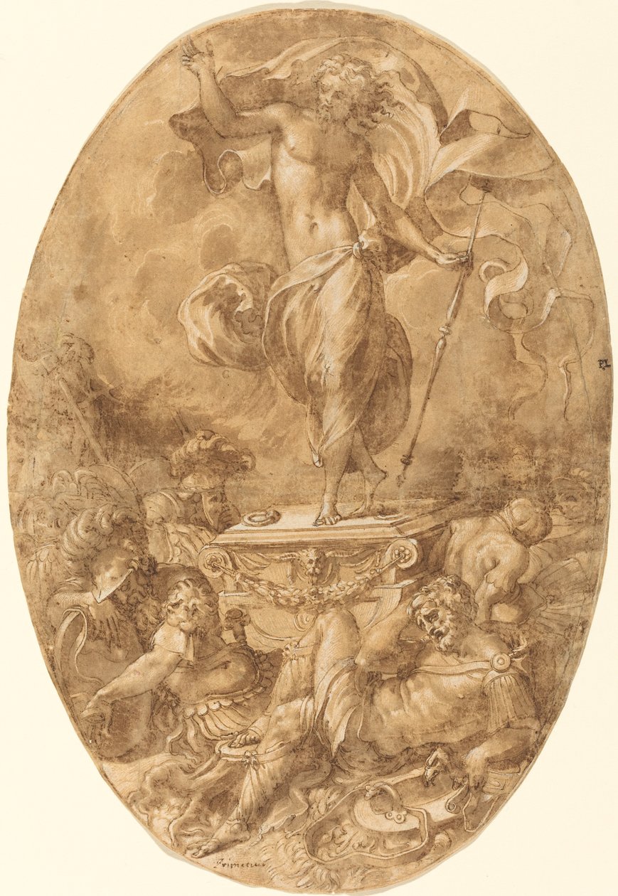 De Opstanding door Francesco Salviati