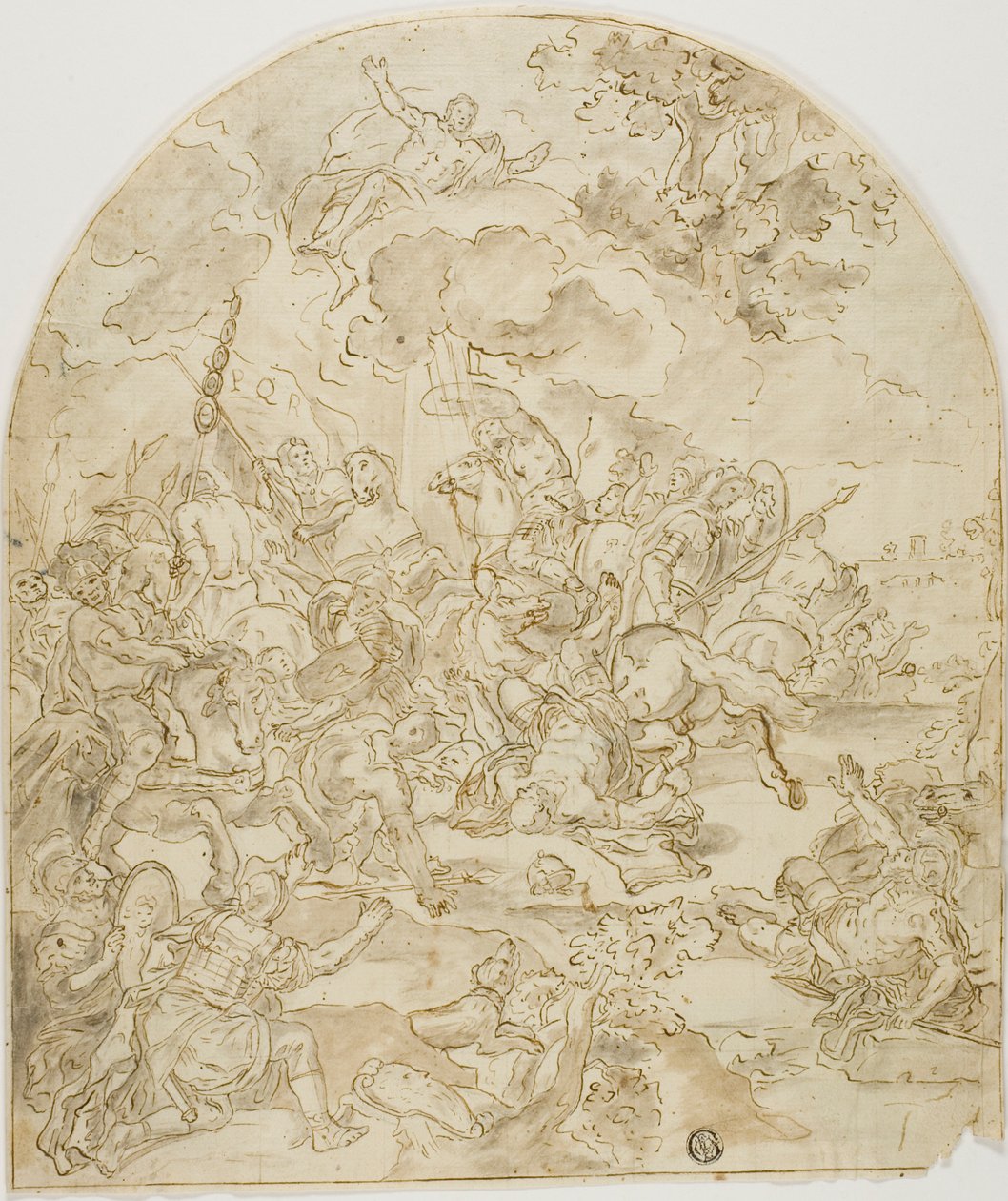 Bekering van Sint Paulus door Francesco Solimena