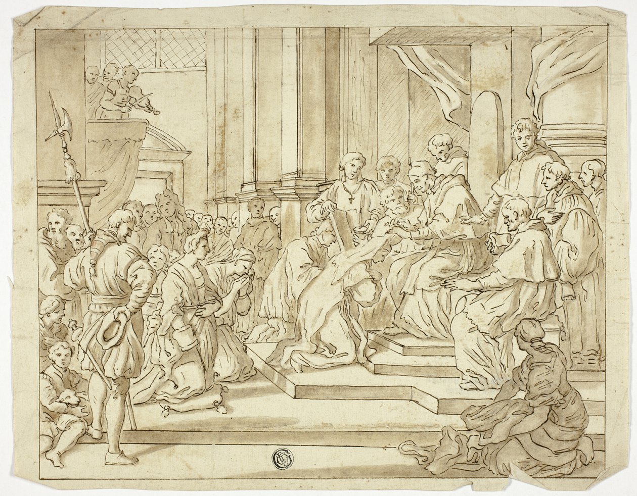Paus zegent non door Francesco Solimena