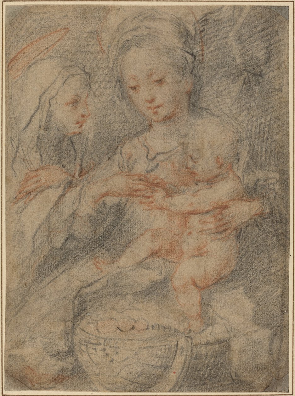 Het Huwelijk van Sint Catharina door Francesco Vanni