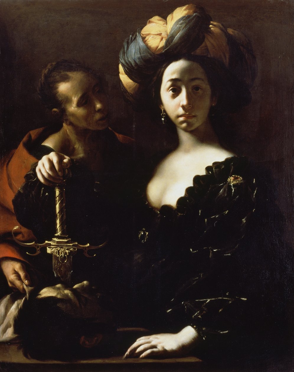 Judith met het hoofd van Holofernes door Francesco del Cairo